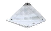 Тент універсальний армований TARPAULIN 4×6 м 130 г/м² Leno Crystal MASTERTOOL 89-2406