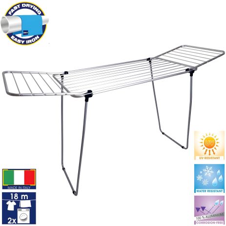 Підлогова сушарка для білизни Casa Si Pluto 18m Silver (CS92748Q05) Підлогова сушарка для білизни Casa Si Pluto 18m Silver (CS92748Q05)