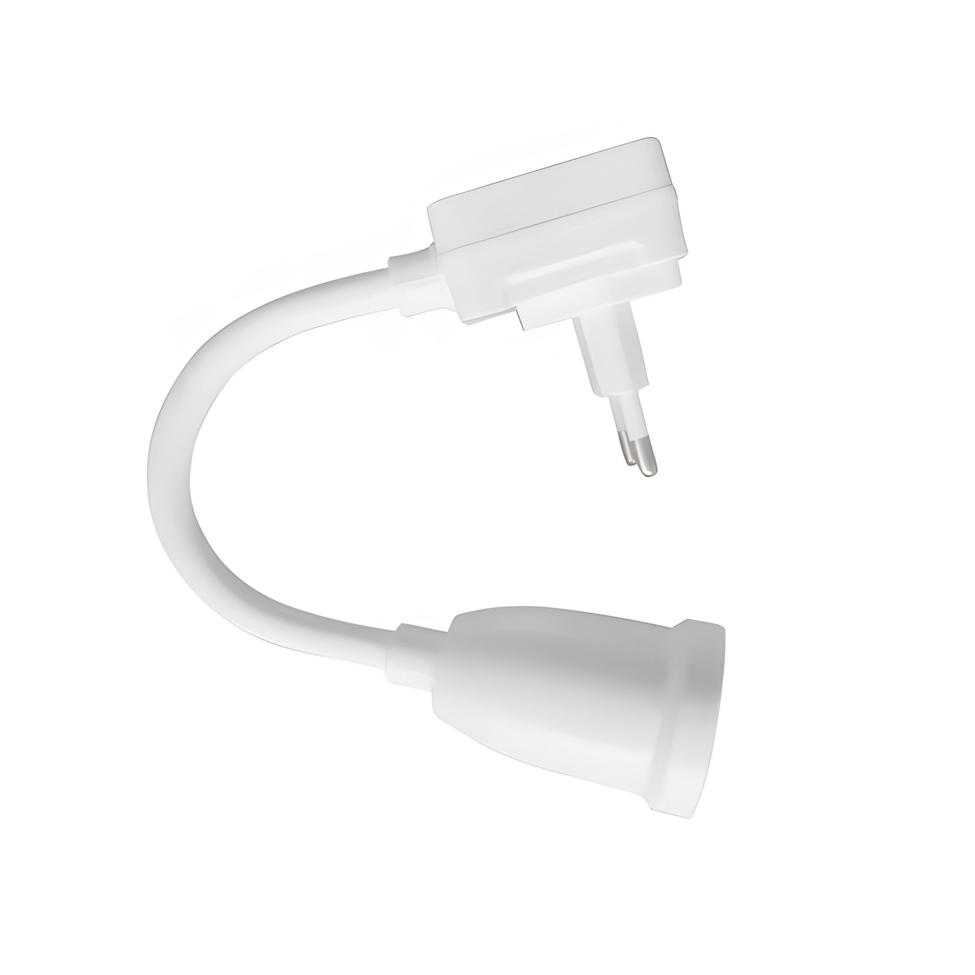 Гнучкий патрон для лампи E27 з вимикачем, білий Гнучкий патрон для лампи E27 з вимикачем, білий