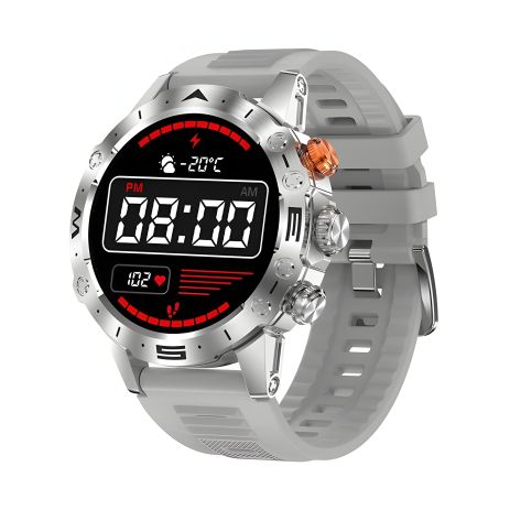 Смарт годинник Hoco Y20 з функцією дзвінка, BT5.1, IP68, 300mAh, 72h, silver Смарт годинник Hoco Y20 з функцією дзвінка, BT5.1, IP68, 300mAh, 72h, silver
