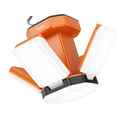 Кемпінговий ліхтар Hoco DL20 | 3600 mAh, 5W, 5500-6000К, 5 режимів, до 6 годин | orange Кемпінговий ліхтар Hoco DL20 | 3600 mAh, 5W, 5500-6000К, 5 режимів, до 6 годин | orange