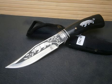 Ніж для полювання, риболовлі та туризму Black Tiger Н-793 Тигр 25см