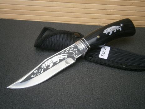 Ніж для полювання, риболовлі та туризму Black Tiger Н-793 Тигр 25см Ніж для полювання, риболовлі та туризму Black Tiger Н-793 Тигр 25см