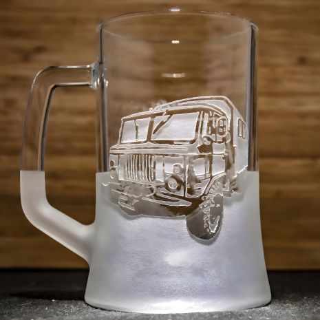 Бокал з гравіюванням для водія вантажівки ГАЗ 66