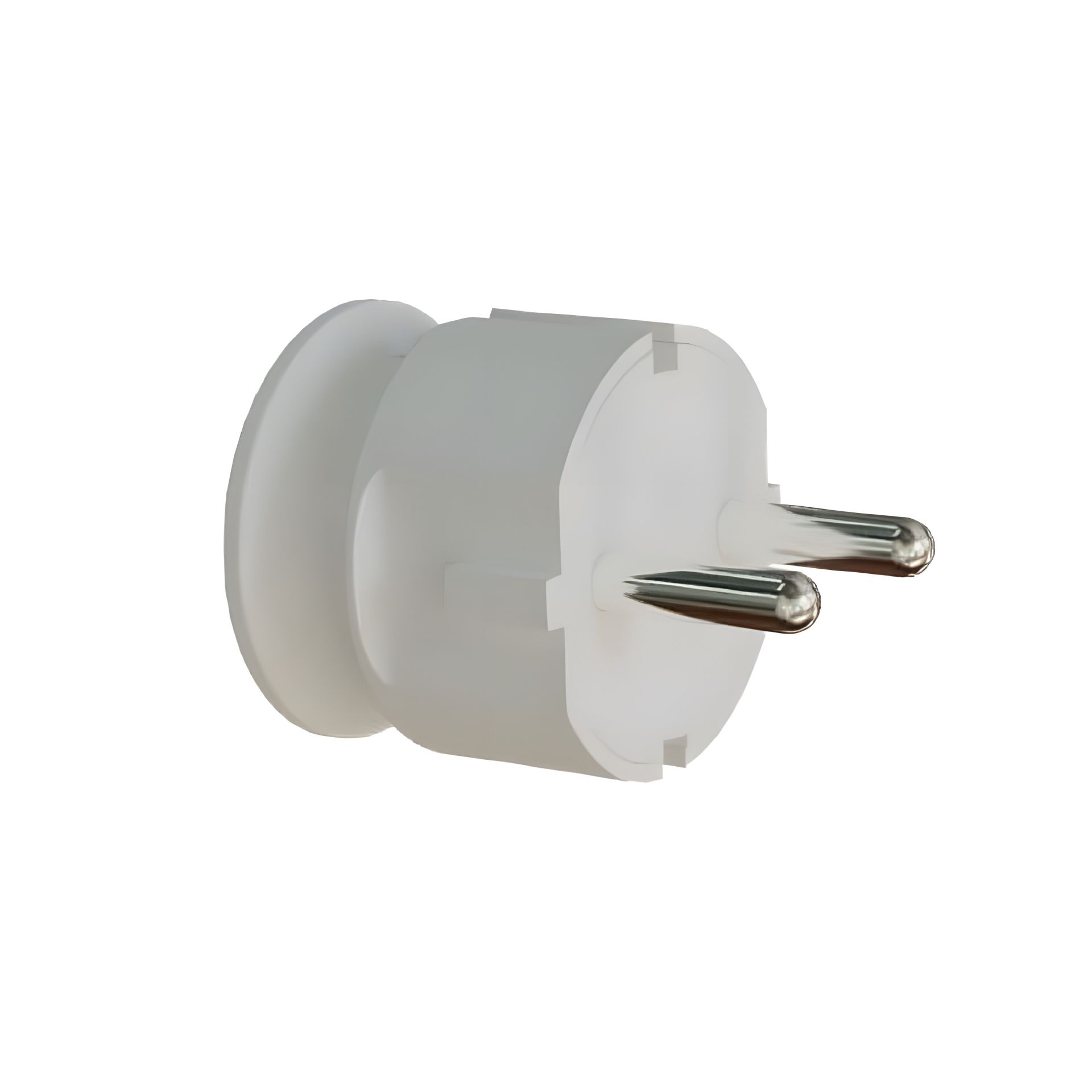 Вилка електромережна без заземлення з кутовим введенням кабелю ТМ VIROK 09V001 Вилка електромережна без заземлення з кутовим введенням кабелю ТМ VIROK 09V001