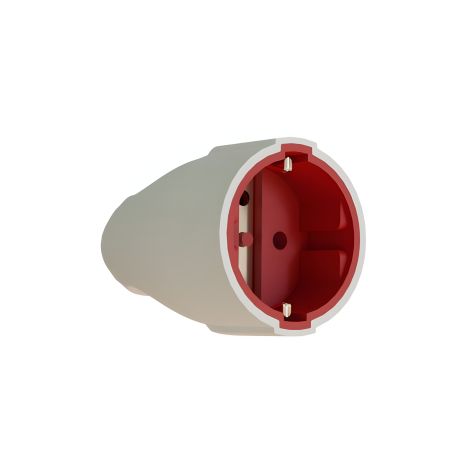 Гніздо пряме електромережне з заземленням VIROK 09V008