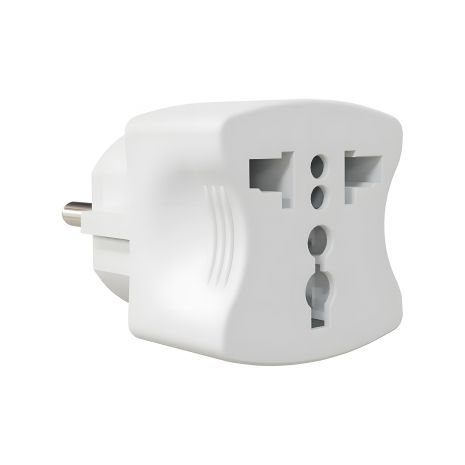 Электросетевой переходник-вилка с универсальным гнездом ТМ VIROK (09V010) Электросетевой переходник-вилка с универсальным гнездом ТМ VIROK (09V010)