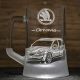 Бокал для пива с гравировкой автомобиля Skoda Octavia Combi A7 - идеальный подарок для автолюбителя