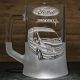 Пивний келих Ford Transit з гравіюванням - подарунок автолюбителю Пивний келих Ford Transit з гравіюванням - подарунок автолюбителю