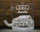 Чашка для кави та чаю з гравіюванням автомобіля та логотипу Audi A4 Ауді