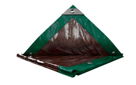 Тент GREEN/BROWN 10х12 м двосторонній 130 г/м² MASTERTOOL 89-4012 Тент GREEN/BROWN 10х12 м двосторонній 130 г/м² MASTERTOOL 89-4012