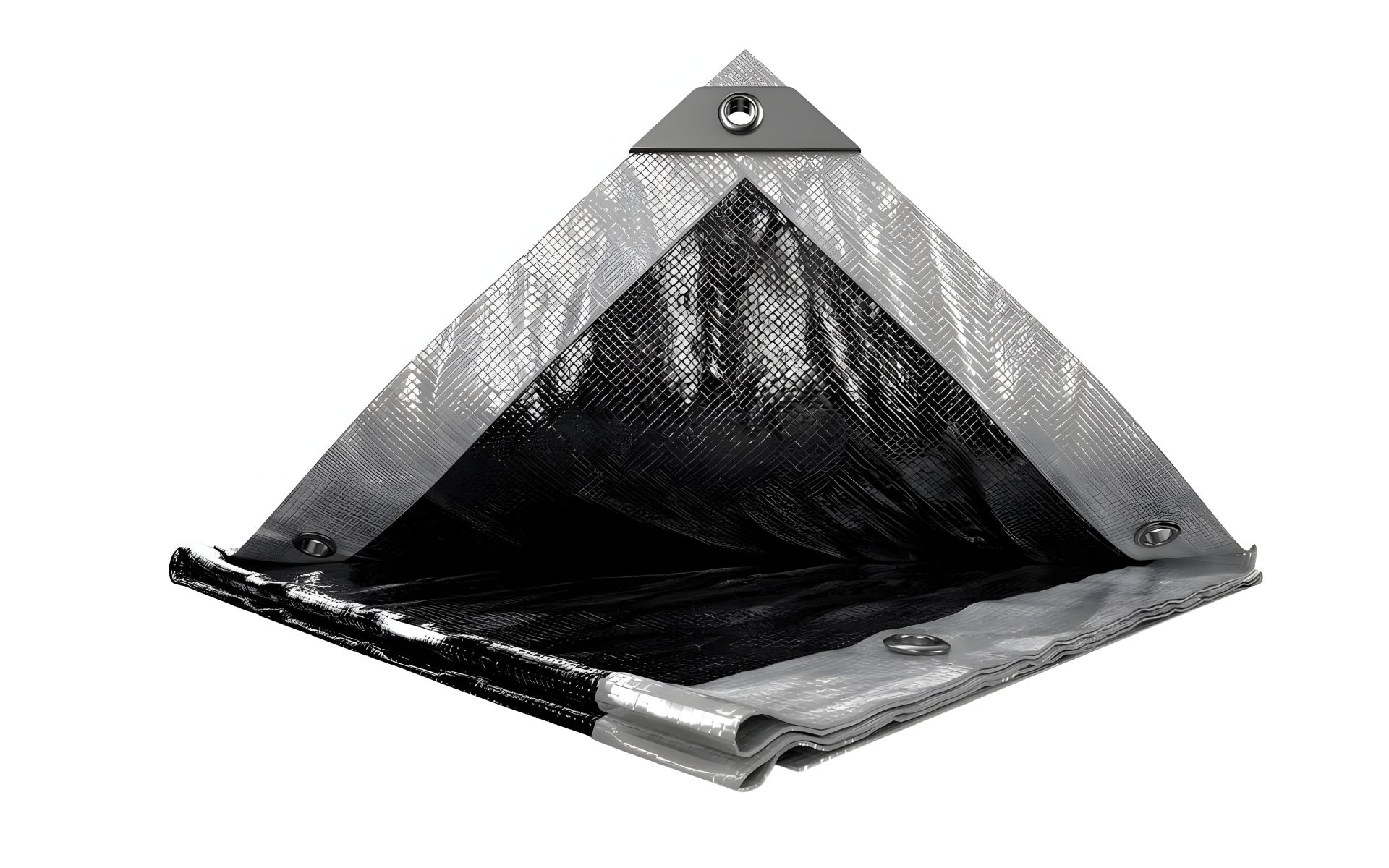 Двухсторонний тент 6х10 м SILVER/BLACK 200 г/м² MASTERTOOL 89-5610 Двухсторонний тент 6х10 м SILVER/BLACK 200 г/м² MASTERTOOL 89-5610