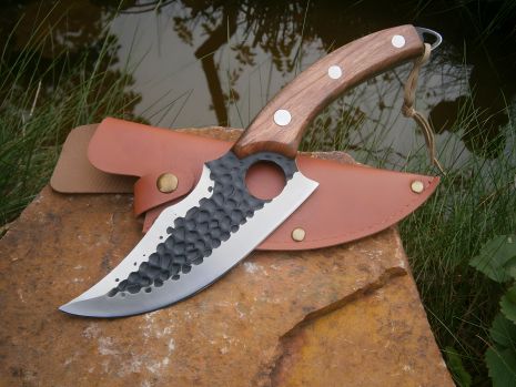 Туристический нож для охоты и рыбалки Sonmelony RT-6 с чехлом 27 см