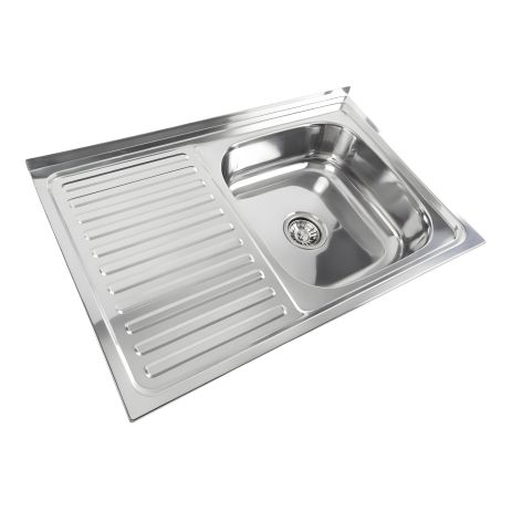 Нержавеющая кухонная мойка Valeso ПОЛИРОВКА 8050 R (0,7/160 мм)