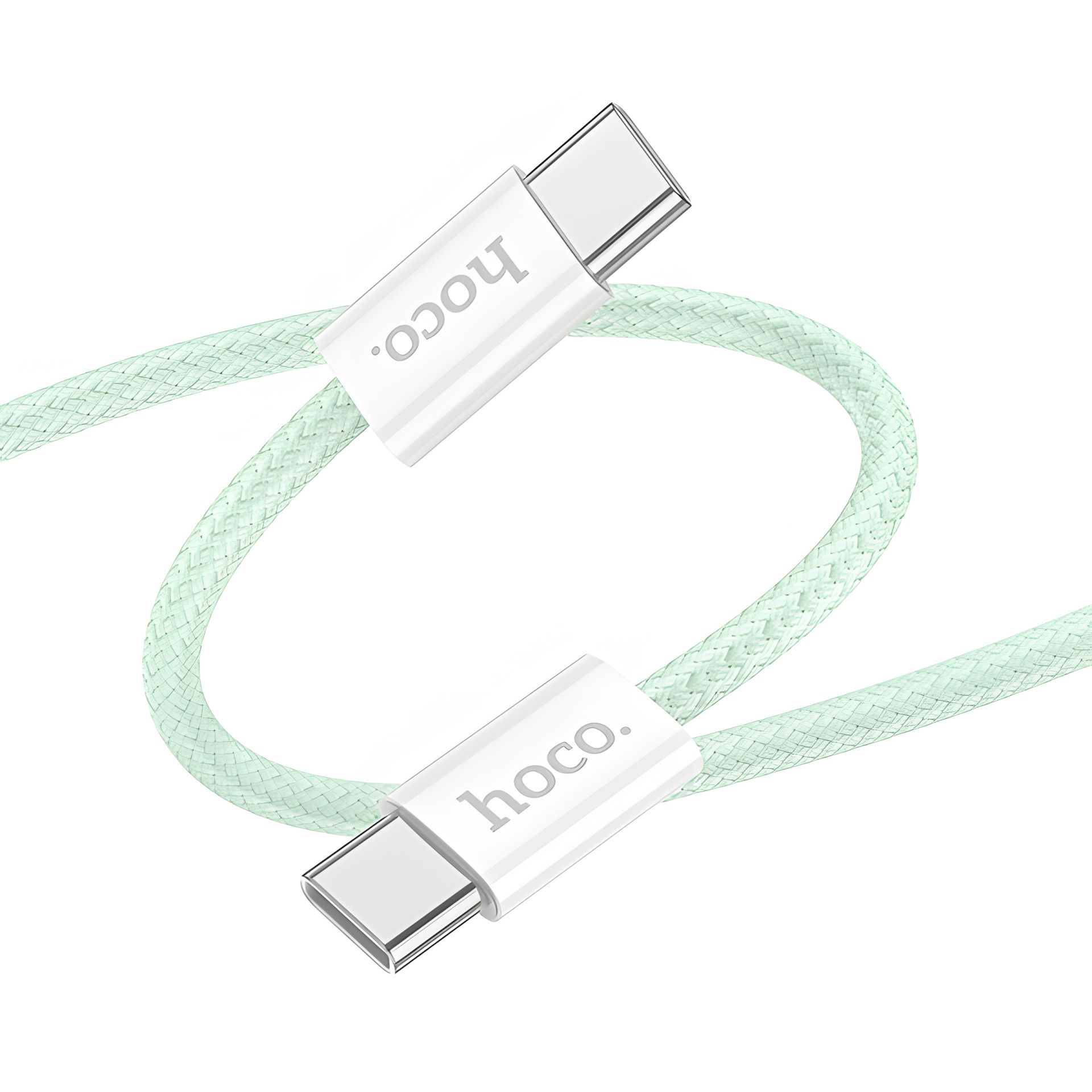 Кабель Hoco X104 Type-C to Type-C PD 60W 1m green Кабель Hoco X104 Type-C to Type-C PD 60W 1m green