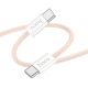 Кабель Hoco X104 Type-C to Type-C PD 60W 2m pink Кабель Hoco X104 Type-C to Type-C PD 60W 2m pink