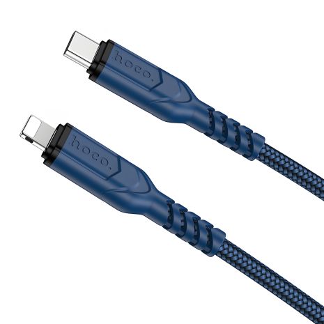 Кабель Hoco X59 Type-C to Lightning, PD 20W, 3A, 2m, blue Кабель Hoco X59 Type-C to Lightning, PD 20W, 3A, 2m, blue