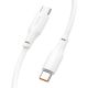 Кабель Hoco X93 Type-C to Type-C, PD 60W, 2m, white Кабель Hoco X93 Type-C to Type-C, PD 60W, 2m, white