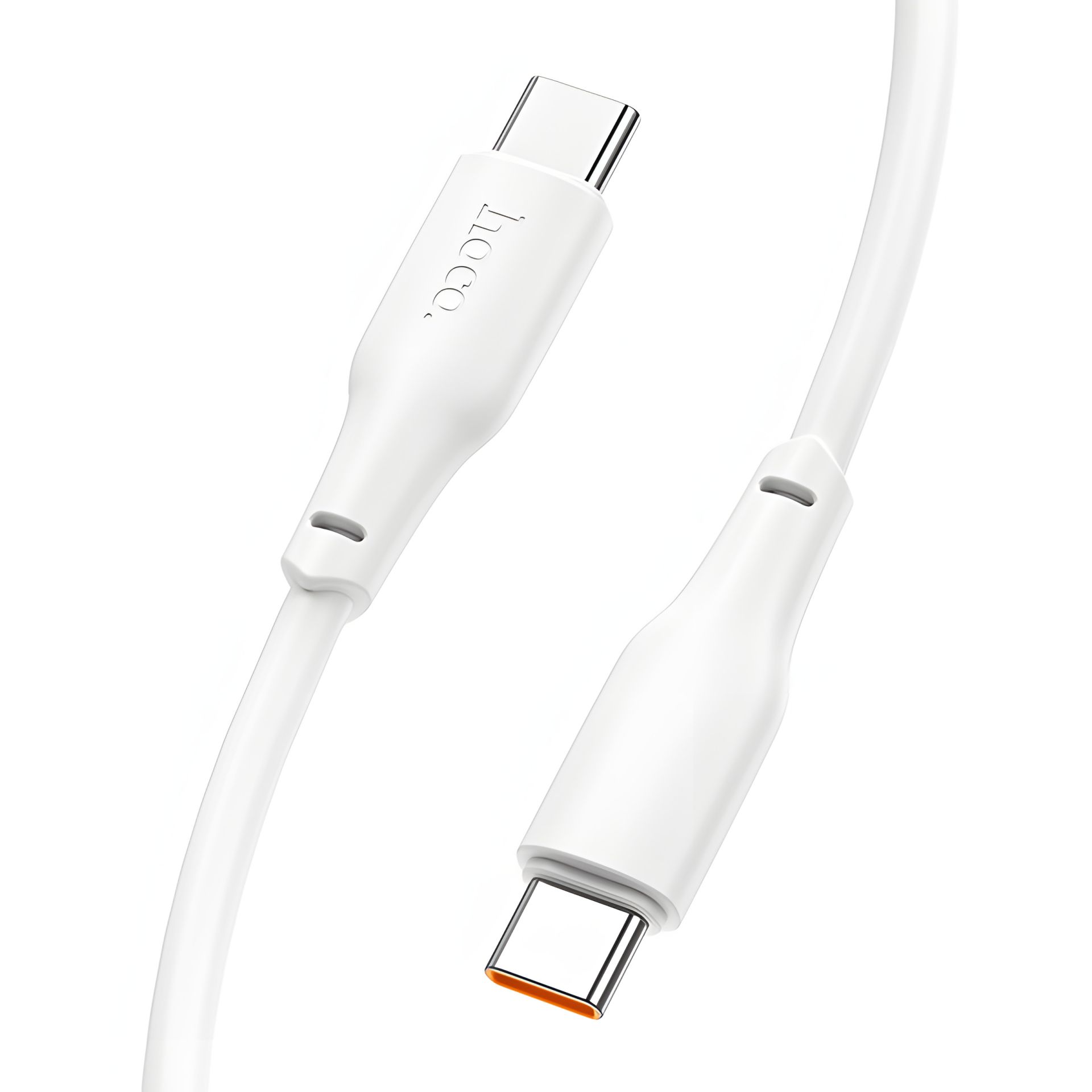 Кабель Hoco X93 Type-C to Type-C, PD 60W, 2m, white Кабель Hoco X93 Type-C to Type-C, PD 60W, 2m, white