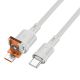 Кабель Hoco U131 2в1 USB/ Type-C to Type-C 1.2m gray Кабель Hoco U131 2в1 USB/ Type-C to Type-C 1.2m gray