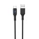 Кабель Hoco U79 с индикатором USB to Type-C 1.2m black Кабель Hoco U79 с индикатором USB to Type-C 1.2m black