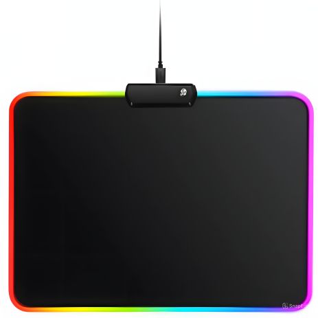 Килимок для мишки TWolf P1 RGB (250*300*4mm) Чорний Килимок для мишки TWolf P1 RGB (250*300*4mm) Чорний