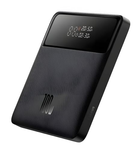 Повербанк Baseus Blade Power Digital Display Fast Charging HDEdition 20000mAh 100W Black PPBL000301