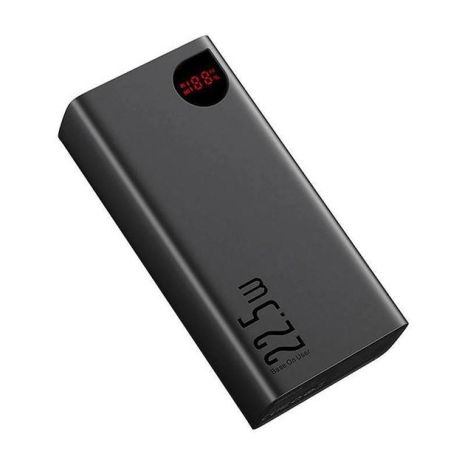 Повербанк Baseus Adaman Digital Display Fast Charge 22.5W 40000 mAh (PPAD020101) Черный Повербанк Baseus Adaman Digital Display Fast Charge 22.5W 40000 mAh (PPAD020101) Черный