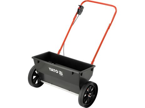 Двухколёсный сеялка-разбрасыватель бункер-25 л, зона действия-0.5 м, 76x 71x 87 см, 10 полож. Yato YT-86713