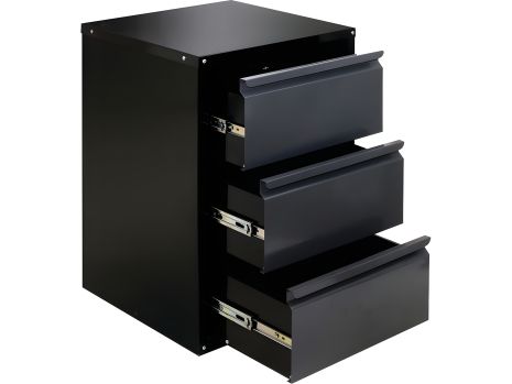 Шафа для майстерні з 3 ящиками, розмір 775x525x485 мм, з лакованої жерсті, Vorel 58433 Шафа для майстерні з 3 ящиками, розмір 775x525x485 мм, з лакованої жерсті, Vorel 58433