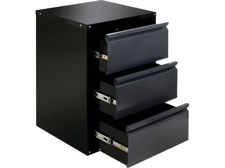 Шафа для майстерні з 3 ящиками, розмір 775x525x485 мм, з лакованої жерсті, Vorel 58433