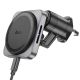 Автодержатель Hoco HW15 Speed беспроводной магнитный 15W черно-серый