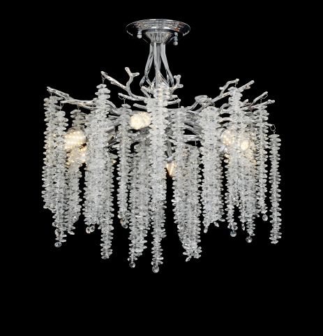 Люстра кришталева Sirius Ш C33027-600 CH кришталеві грона