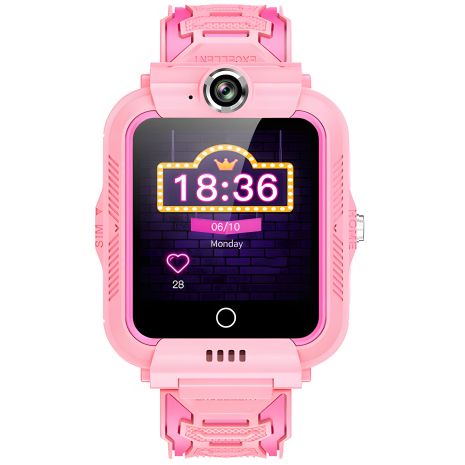 Дитячий смарт годинник XO H110, 4G, Wi-Fi, GPS, BT, 8MP, 400mAh, 40h, Рожевий Дитячий смарт годинник XO H110, 4G, Wi-Fi, GPS, BT, 8MP, 400mAh, 40h, Рожевий