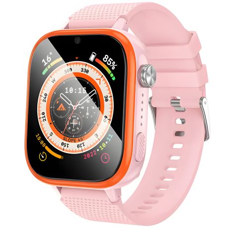 Дитячий смарт годинник Hoco Y101, 4G, GPS, IP65, 0.3МР, 680mAh, 1-2d, Рожевий Дитячий смарт годинник Hoco Y101, 4G, GPS, IP65, 0.3МР, 680mAh, 1-2d, Рожевий
