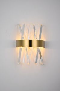 Хрустальное настенное бра светодиодное Sirius Ш 5011/2