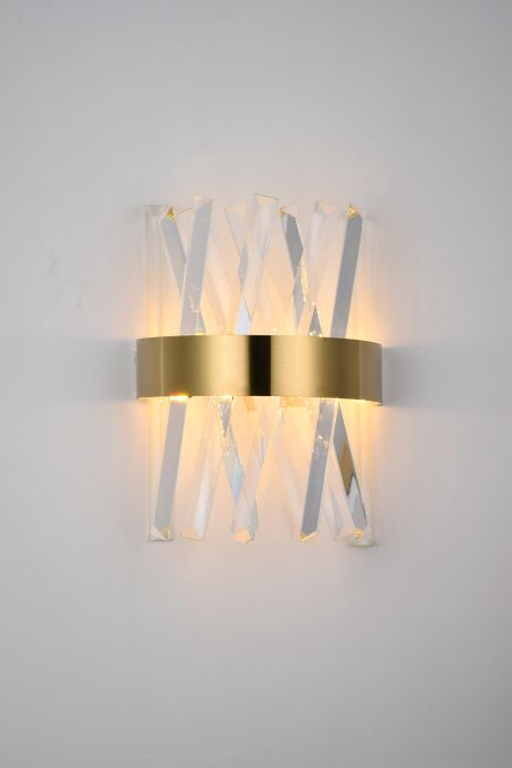 Хрустальное настенное бра светодиодное Sirius Ш 5011/2