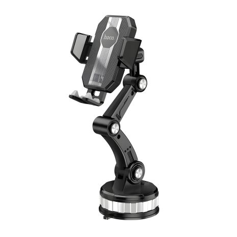 Автодержатель Hoco DCA33 с мощной присоской, черный