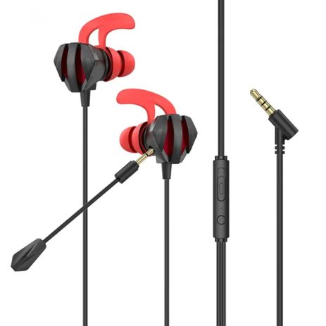 Игровые вакуумные наушники Hoco M105 с Jack 3.5, черные