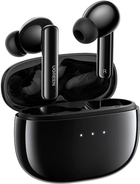 Бездротові навушники UGREEN WS106 HiTune T3 Active Noise-Cancelling Wireless Earbuds (Black)(UGR-90401)