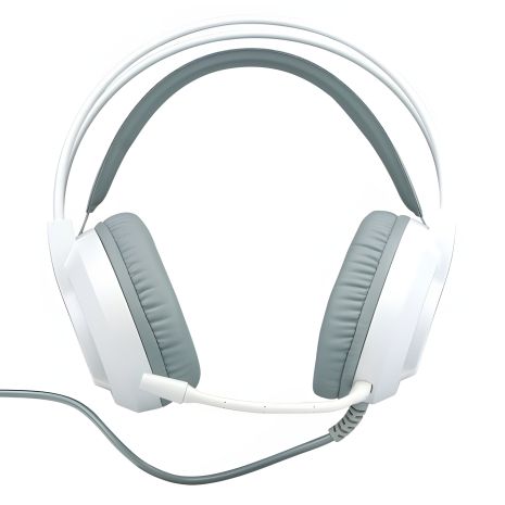 Fantech HG20 Chief II, Ігрові накладні навушники, USB, 2x3.5мм, 2м, білий