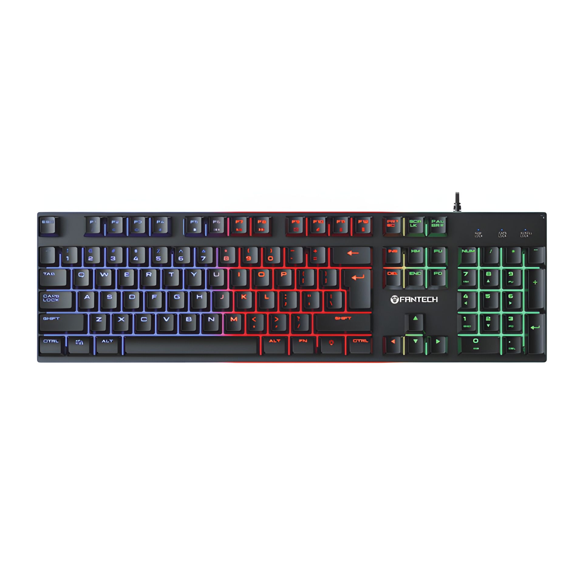 Клавиатура Игровая Fantech FIGHTER II K614L Черный Клавиатура Игровая Fantech FIGHTER II K614L Черный