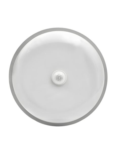 LED светильник круглый портативный автоматический |Холодный свет, датчик движения и освещения, магнит| 85mm, 1режим, microUSB White