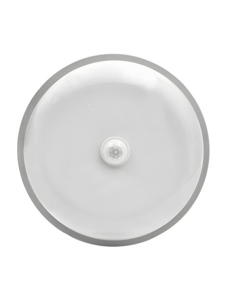 Портативный LED светильник круглый автоматический |Теплый свет, датчик движения/освещения, магнит| 85mm, 1 режим, microUSB White