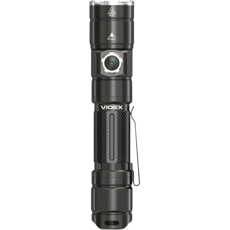 Портативний ліхтар VIDEX VLF-A105Z 1200Lm 5000K з регулюванням фокусу та USB-C