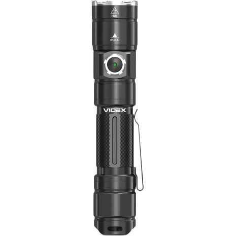 Портативний ліхтар VIDEX VLF-A105Z 1200Lm 5000K з регулюванням фокусу та USB-C