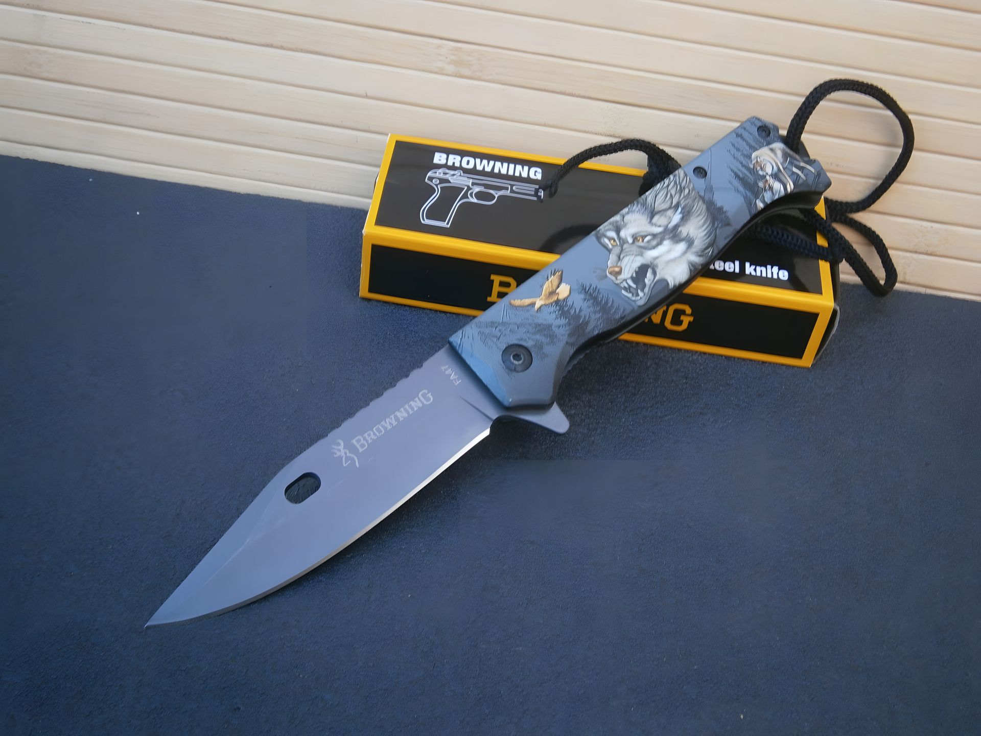 Складной нож Browning Gray Wolf A723, длина 23 см Складной нож Browning Gray Wolf A723, длина 23 см