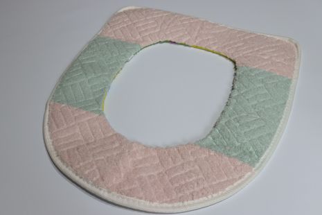 Накладка на ободок унітазу м'яка на липучках арт. 9011 багатокольорова