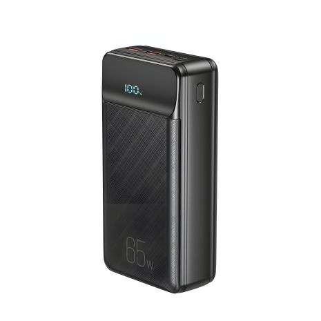 XO PR201 fast charge digital display повербанк 65W QC22.5W PD65W 30000 mAh чорний