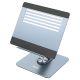 Підставка для ноутбука HOCO PH52 Plus Might metal rotating laptop holder 15.6" Metal Gray
